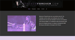 Desktop Screenshot of phenomforever.com